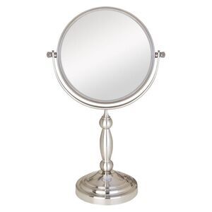 Zadro -  Two-Sided Swivel Vanity Mirror - 1X & 10X Ma Silver